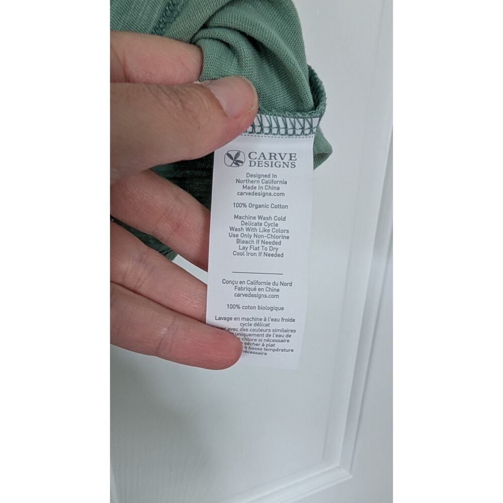 Carve Designs Green Rockies Organic Cotton Tee - Picture 4 of 5